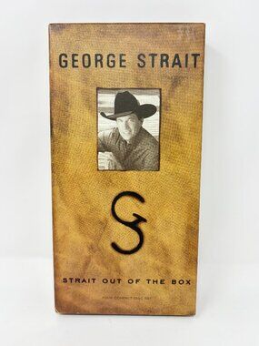 George Strait Strait Out Of The Box 4 CD Box Set Country Western Music MCA 1995